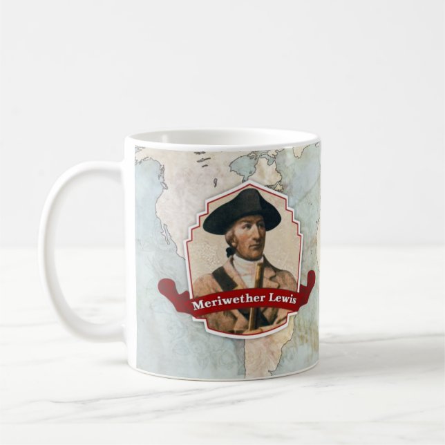 Meriwether Lewis historisk mugg (Vänster)