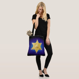 Merkaba Flower of Life Sacred Geometry Tote Tygkasse