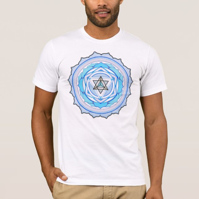 Merkaba sakral geometriT-tröja T-shirt (Framsida)