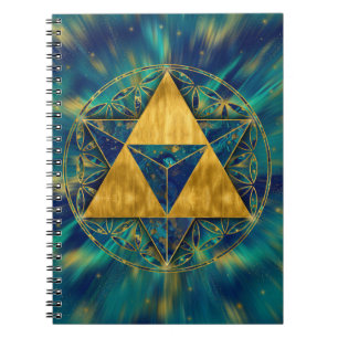 Merkabah i Flower Anteckningsbok