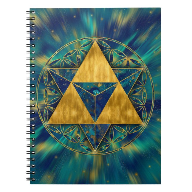 Merkabah i Flower Anteckningsbok (Framsidan)