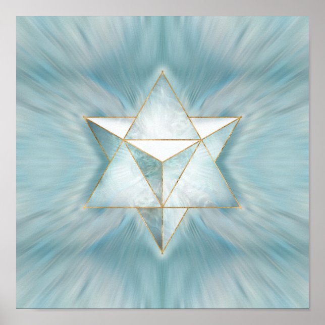 Merkabah - Light Marble Poster (Framsidan)