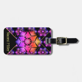 Merkabah Mandalamönster Bagagebricka