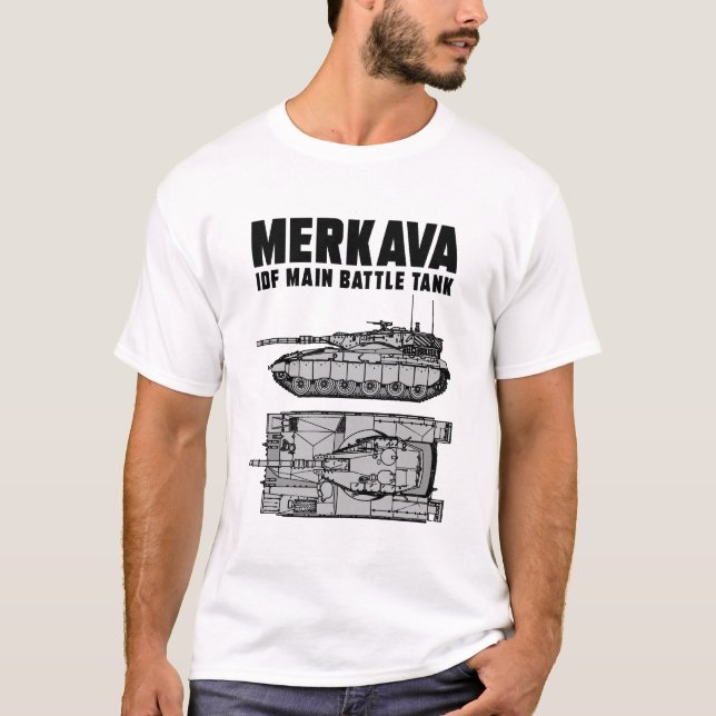 MERKAVA DESIGN T SHIRT (Framsida)