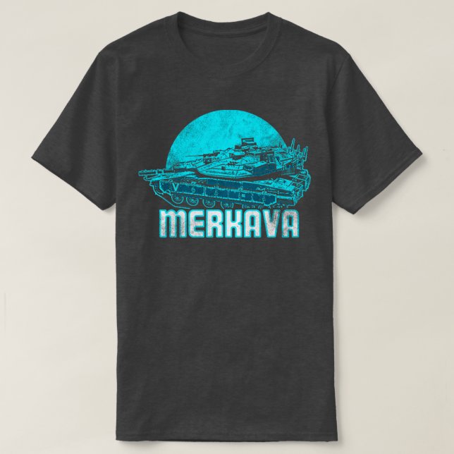 Merkava Tank Israel1 T Shirt (Design framsida)