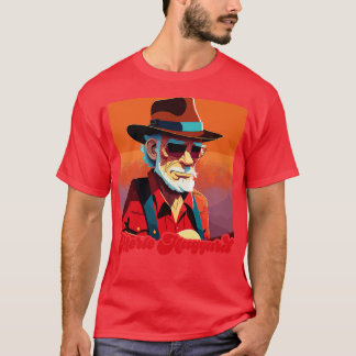 Merle Haggard Retro Fläkt Design T Shirt