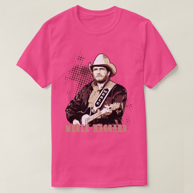 Merle Haggard T Shirt (Design framsida)