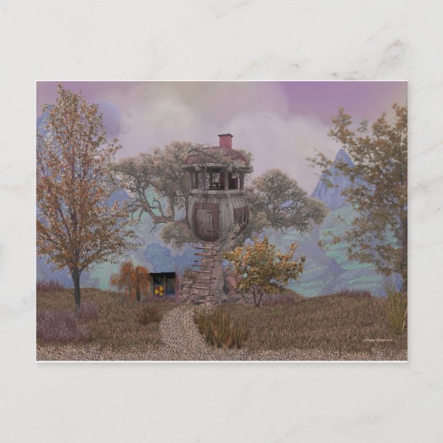 Merles Treehouse Vykort (Framsida)