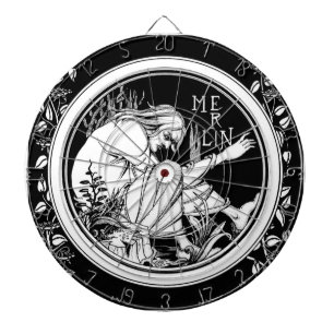 Merlin Art nouveau fantasi Darttavla