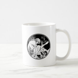 Merlin Art nouveau fantasi Kaffemugg