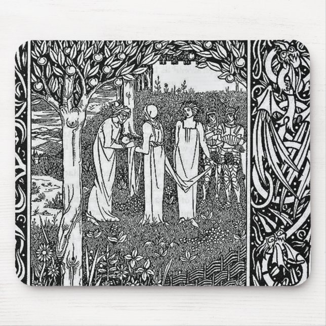 Merlin, av Aubrey Beardsley - HD Musmatta (Framsidan)
