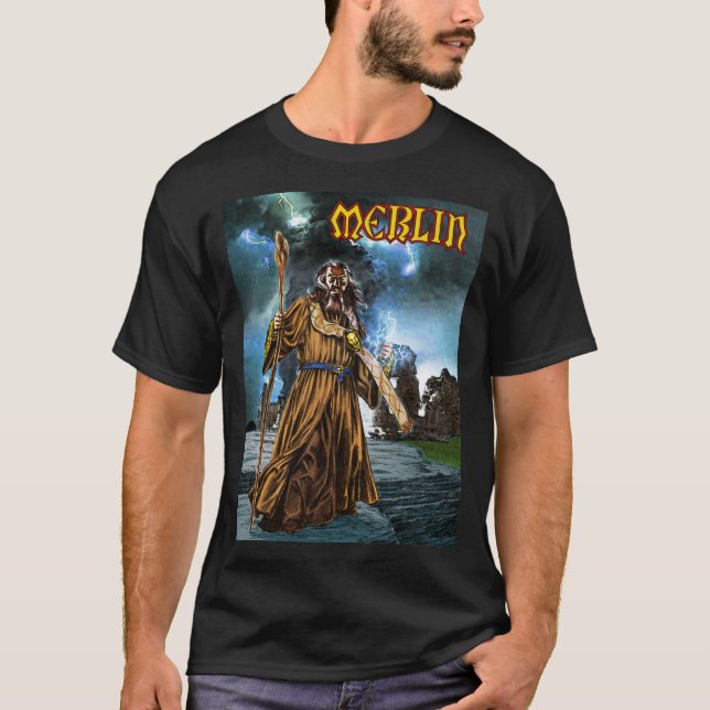 Merlin-bild t-shirt (Framsida)