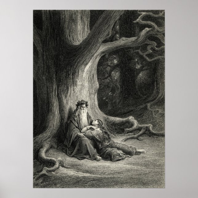 Merlin och Vivien Poster (Framsidan)