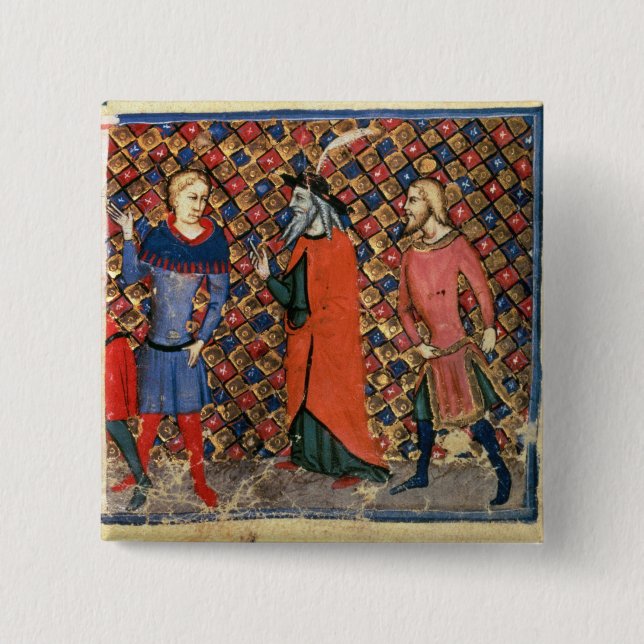 Merlin som handleder Arthur Knapp (Framsida)