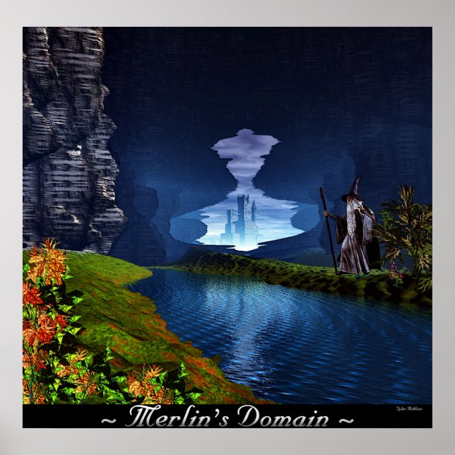 Merlins domän poster (Framsidan)