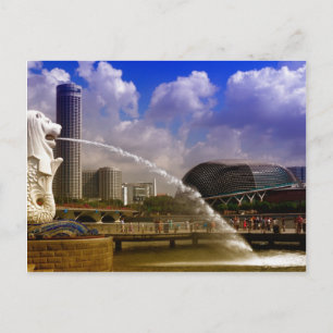 Merlion, Singapore Vykort