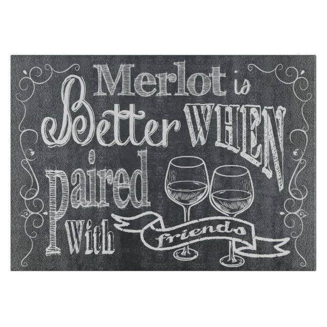 Merlot Chalkboard (Framsidan)