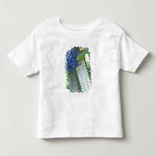 Merlot-druvor på Chateau la Grave Figeac, en T-shirt
