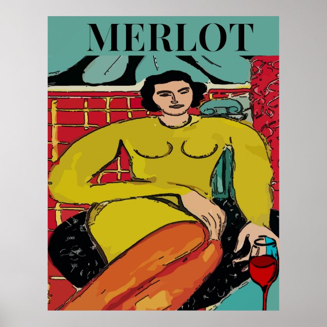 Merlot Maid, Vin Poster (Framsidan)