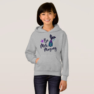 Mermades Cute Sjöjungfru Svan Girls T Shirt