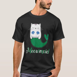 Mermaid Ca Meowmaid Cat Lover Magical Purrmaid Gif T Shirt