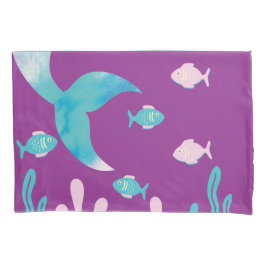 Mermaid Fish Under the Sea Pastel Purple Girls 