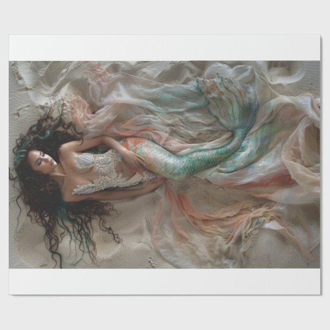 Mermaid Lyfe2 Presentpapper (Platt)