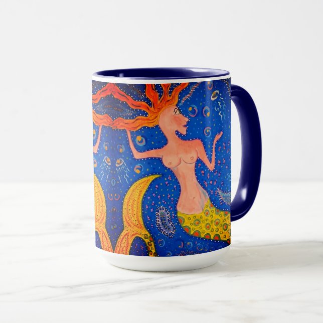 Mermaid Mug Mugg (Framsida höger)