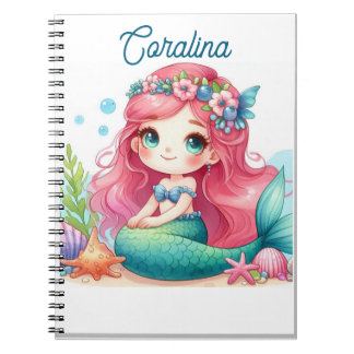 Mermaid Notebook Anteckningsbok