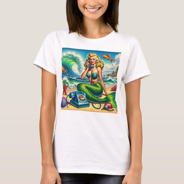 Mermaid Princess T Shirt (Framsida)