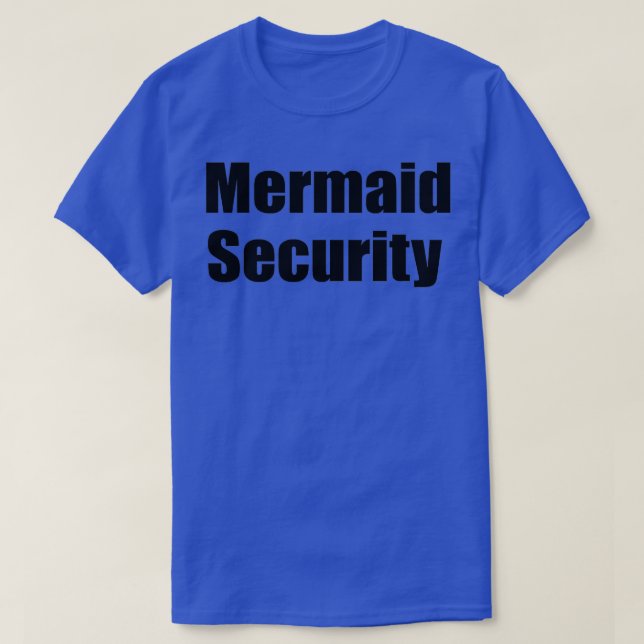 Mermaid Security Fear the sibling T Shirt (Design framsida)