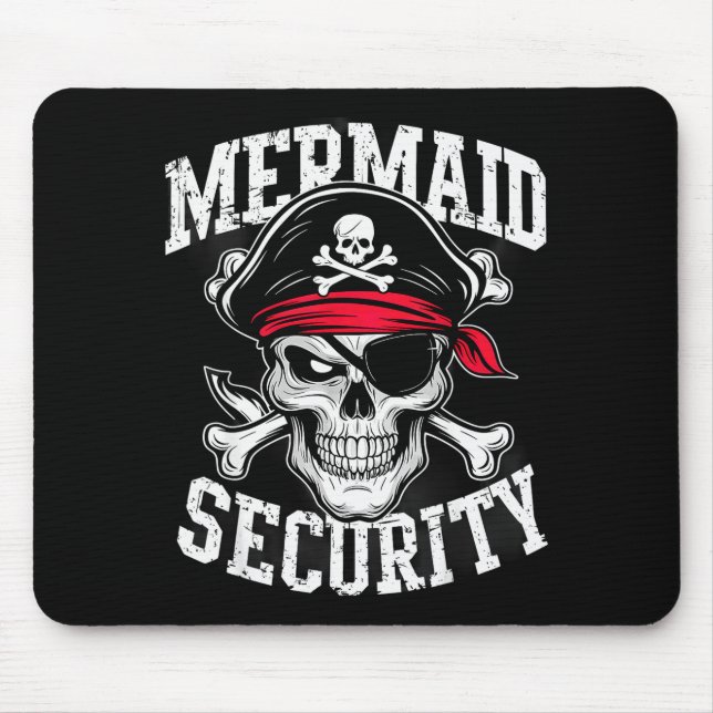 Mermaid Security Rate Dad Brother Halloween  Musmatta (Framsidan)