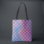 Mermaid Shimmer Scale Tote Bag Tygkasse<br><div class="desc">Carry absolutely everything you love and everything you need wrapped in the most enchantingly magical and gloriously iridescent underwater fantasy the most luminous mermaid kingdom has ever so magnificently and completely produced with the Mermaid Shimmer Scale tote bag! This breathtakingly stunning arm candy wraps everything your most magnificently curated and...</div>
