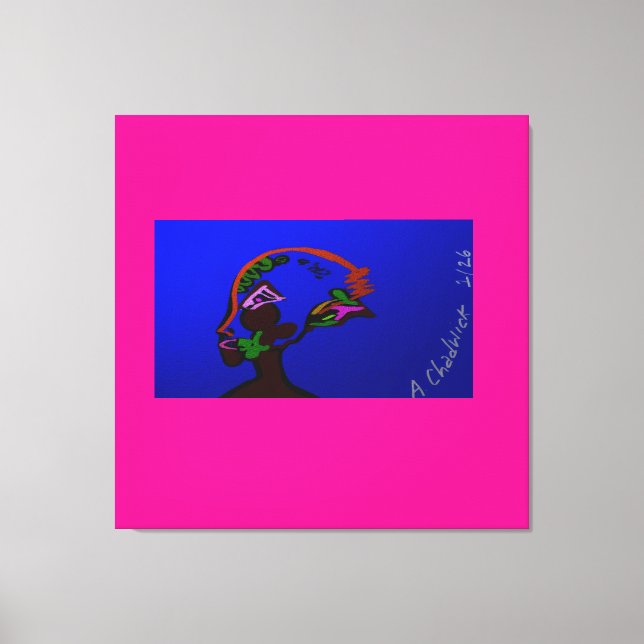 Mermaid Warrior Princess  Canvastryck (Framsida)