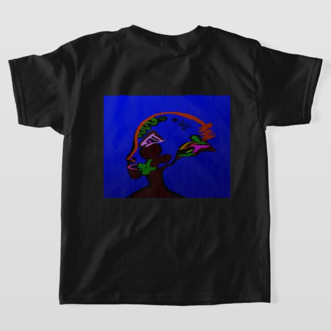 Mermaid Warrior Princess T Shirt (Laydown baksida )