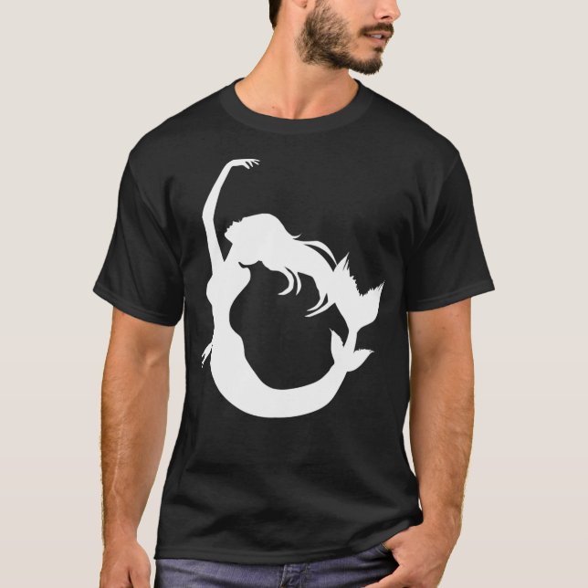 Mermaiding motiv Mermaid  T Shirt (Framsida)
