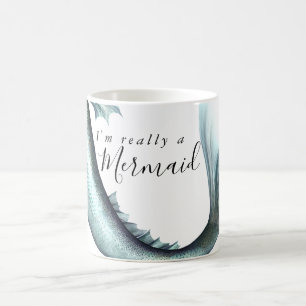 #MermaidLife Im Verkligen a Sjöjungfru Citat frå Kaffemugg
