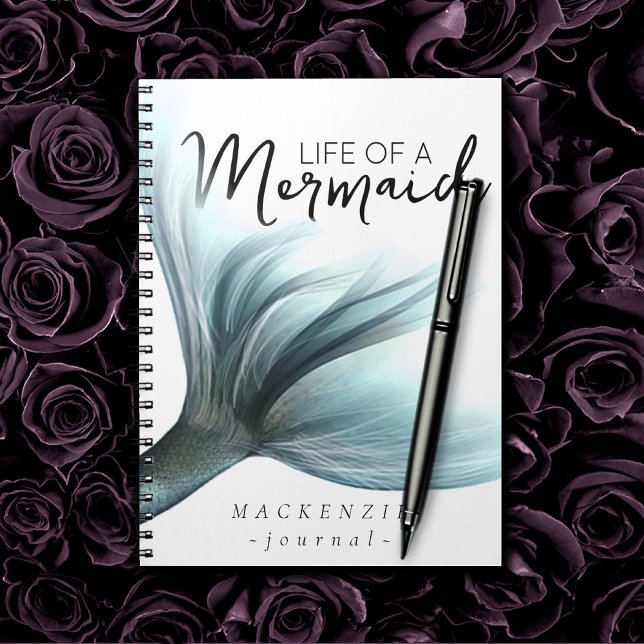 #MermaidLife Life of a Sjöjungfru | Svan-citat Anteckningsbok (Skapare uppladdad)