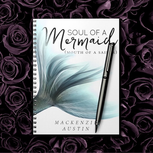 #MermaidLife Sailor Mouth Sjöjungfru Soul | Aqua A Anteckningsbok (Skapare uppladdad)