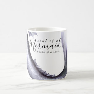 #MermaidLife Sailor Mouth Sjöjungfru Soul LILA Kaffemugg