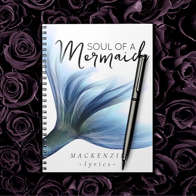 #MermaidLife Soul of a Sjöjungfru | Offertblått Anteckningsbok (Skapare uppladdad)