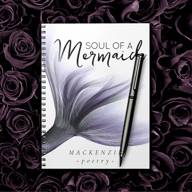 #MermaidLife Soul of a Sjöjungfru | Svan-citat Anteckningsbok (Skapare uppladdad)