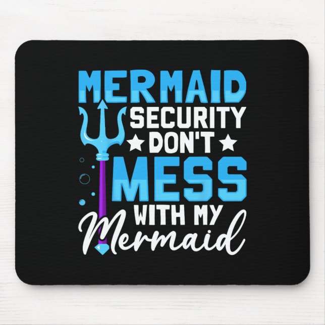 Merman Mer Pappa Sjöjungfru Security Don&# inte   Musmatta (Framsidan)