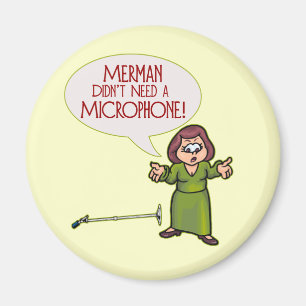 Merman-/mikrofonmagnet Magnet