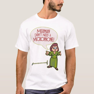 Merman-/mikrofonmanar Lite T-tröja Tee Shirt