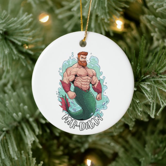Merman Ornament - Mer-pappa (Träd)