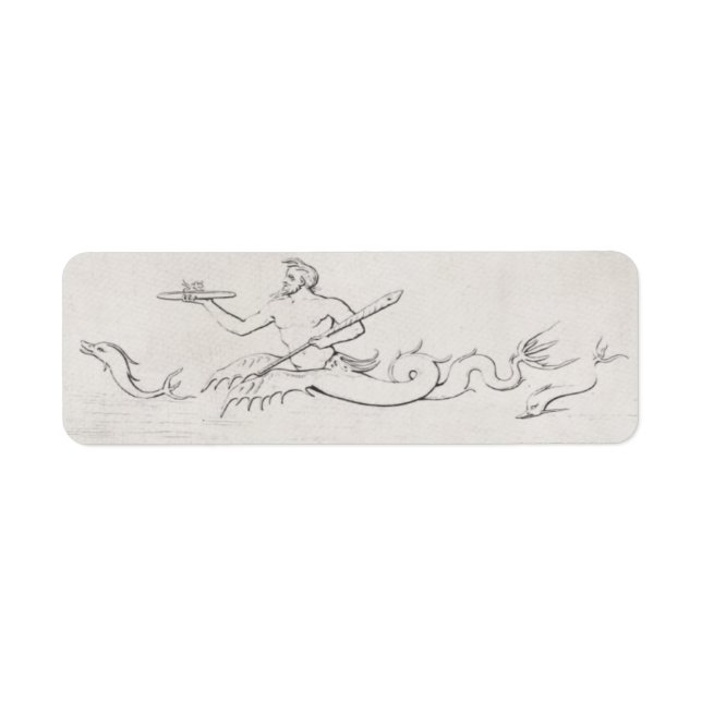 Merman Returadress Etikett (Framsidan)