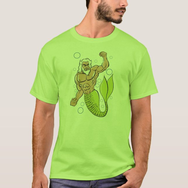 Mermanen driver t shirt (Framsida)
