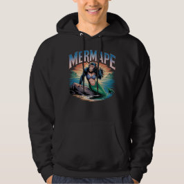 Mermape Illustration Combo Creature Funny Hoodie