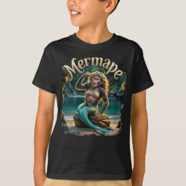 Mermape Photographic Combo Creature Funny T Shirt